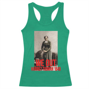 Harriet Tubman Quote Racerback Tank Top Black Woman History TS14 Irish Green Print Your Wear