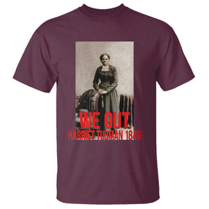 Harriet Tubman Quote T Shirt Black Woman History TS14 Maroon Print Your Wear