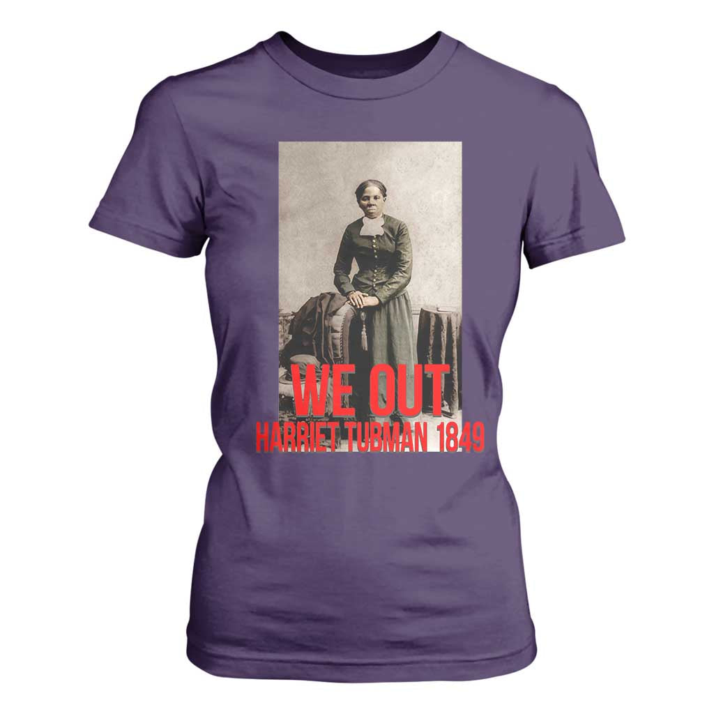 Harriet Tubman Quote T Shirt For Women Black Woman History TS14 Purple Print Your Wear