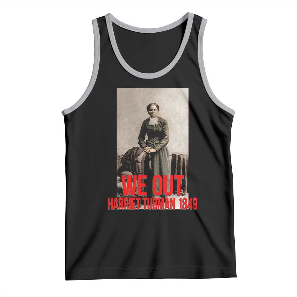 Harriet Tubman Quote Tank Top Black Woman History TS14 Black Athletic Heather Print Your Wear