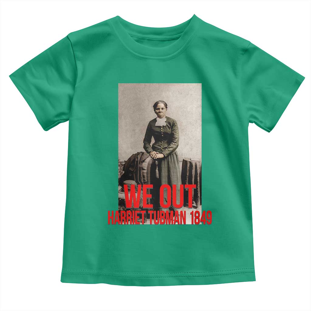 Harriet Tubman Quote Toddler T Shirt Black Woman History TS14 Irish Green Print Your Wear