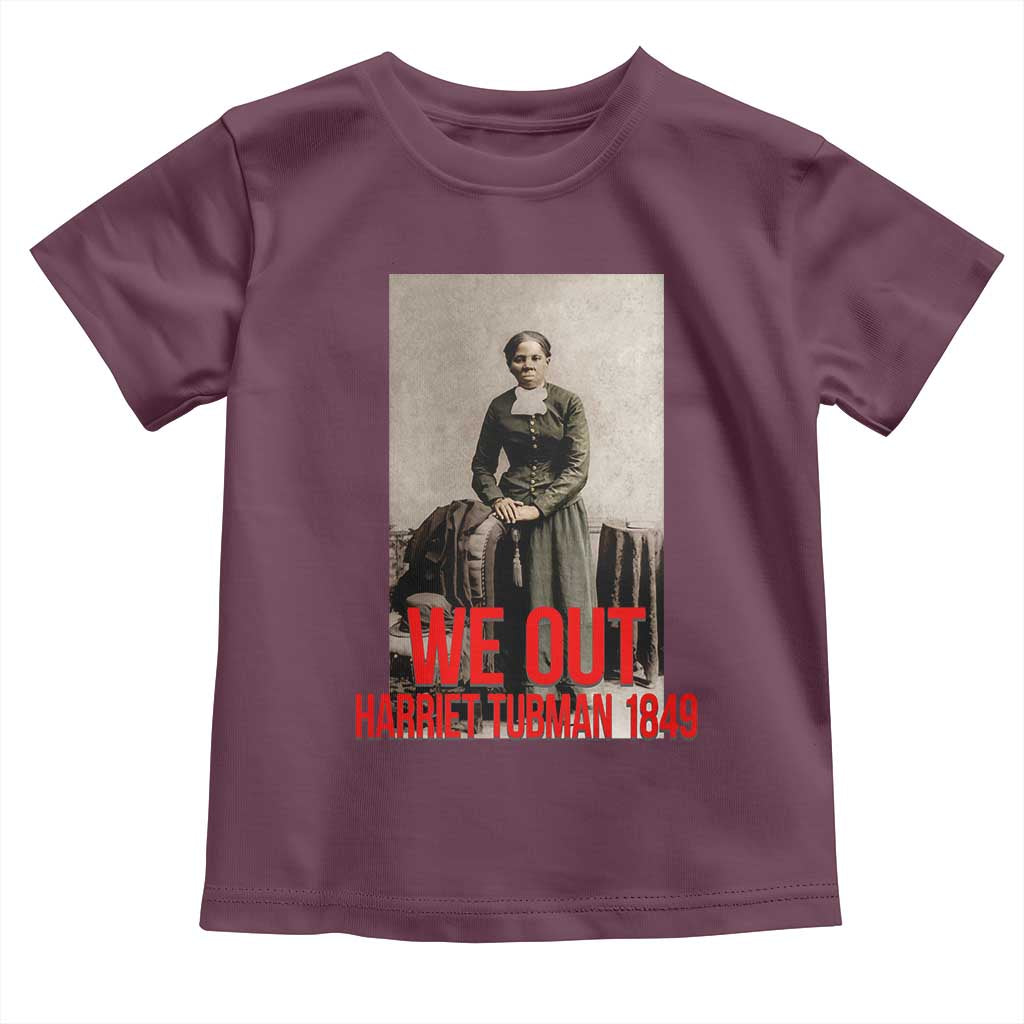 Harriet Tubman Quote Toddler T Shirt Black Woman History TS14 Maroon Print Your Wear