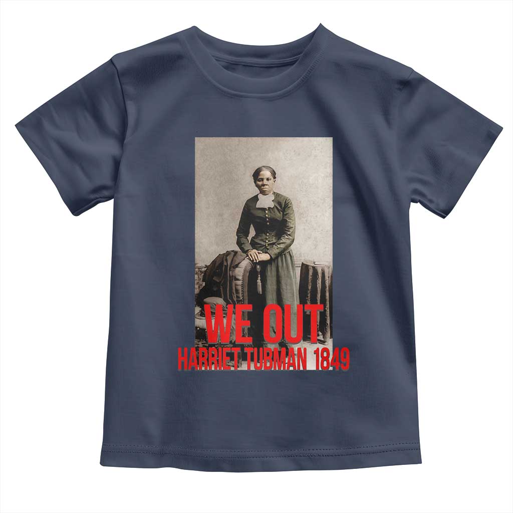 Harriet Tubman Quote Toddler T Shirt Black Woman History TS14 Navy Print Your Wear