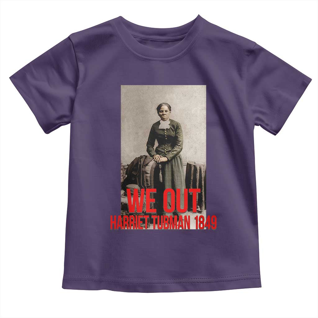 Harriet Tubman Quote Toddler T Shirt Black Woman History TS14 Purple Print Your Wear