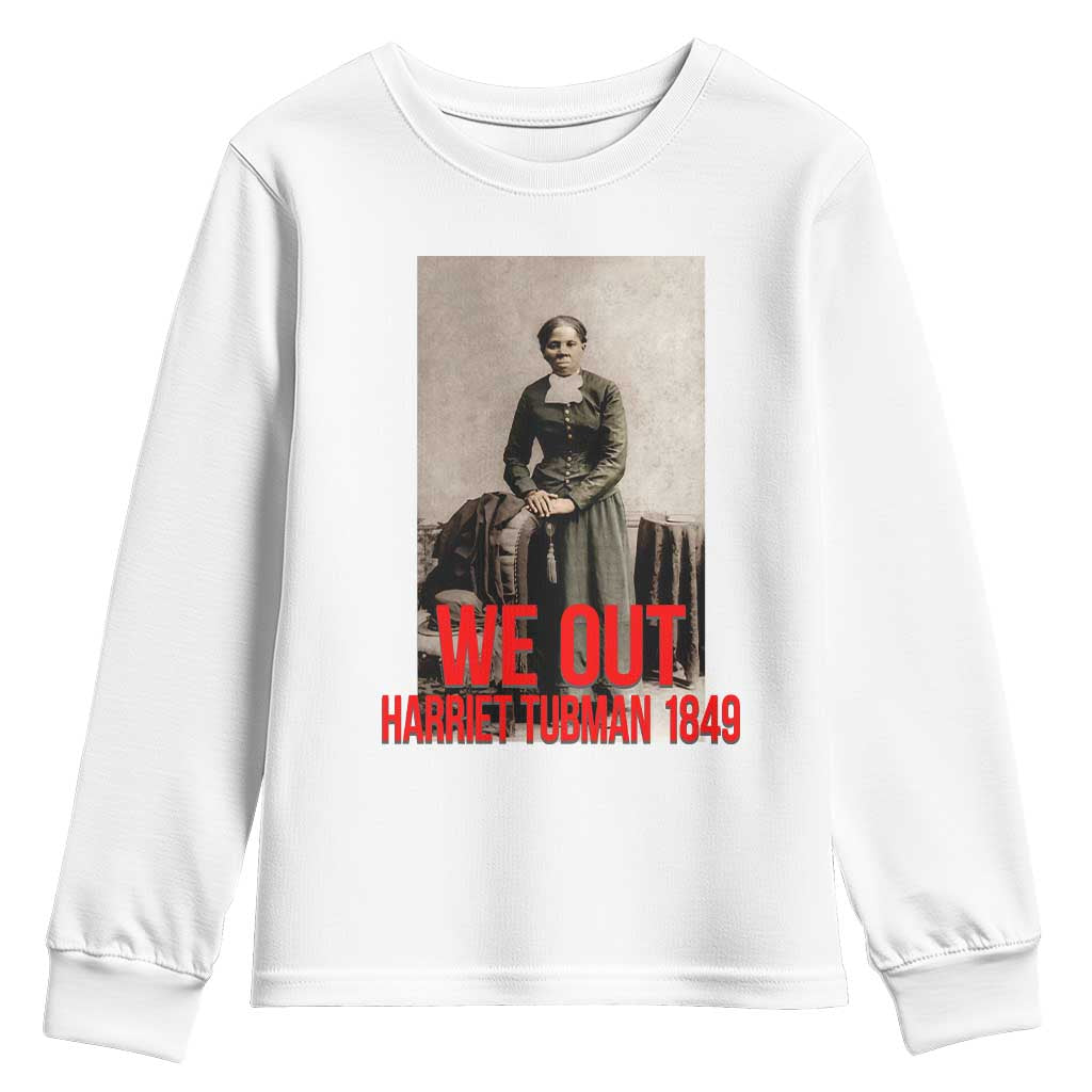 Harriet Tubman Quote Youth Sweatshirt Black Woman History TS14 White Print Your Wear