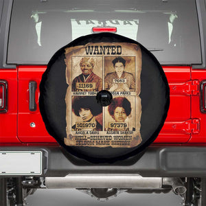 Black Woman History Spare Tire Cover Well Behaved Women Seldom Make History TS14 Black Print Your Wear