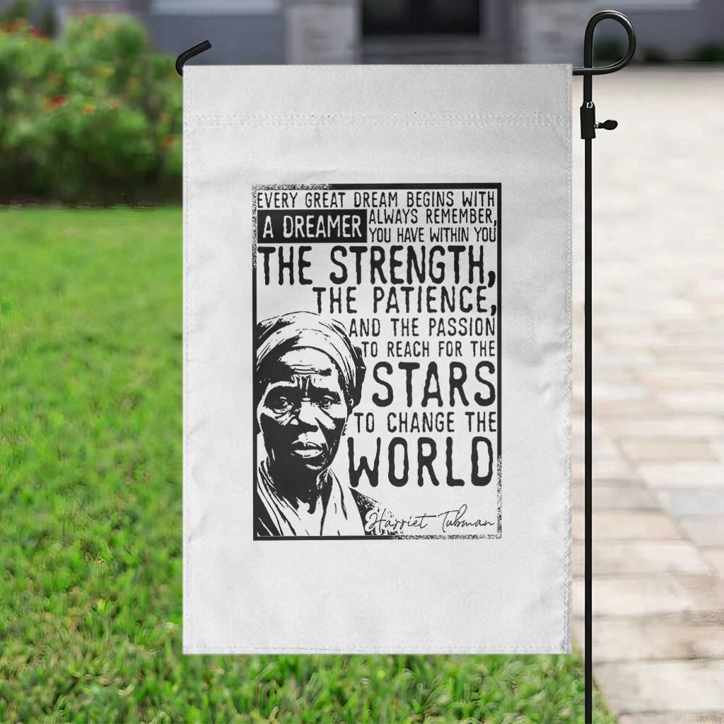 Harriet Tubman Quote Garden Flag Black Woman History Activist TS14 Print Your Wear