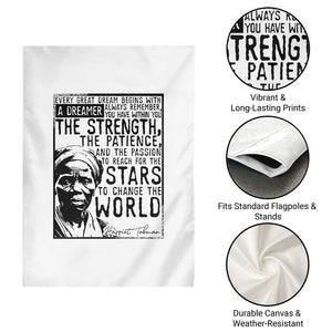 Harriet Tubman Quote Garden Flag Black Woman History Activist TS14 Print Your Wear