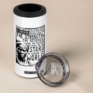 Harriet Tubman Quote 4 in 1 Can Cooler Tumbler Black Woman History Activist TS14 Print Your Wear