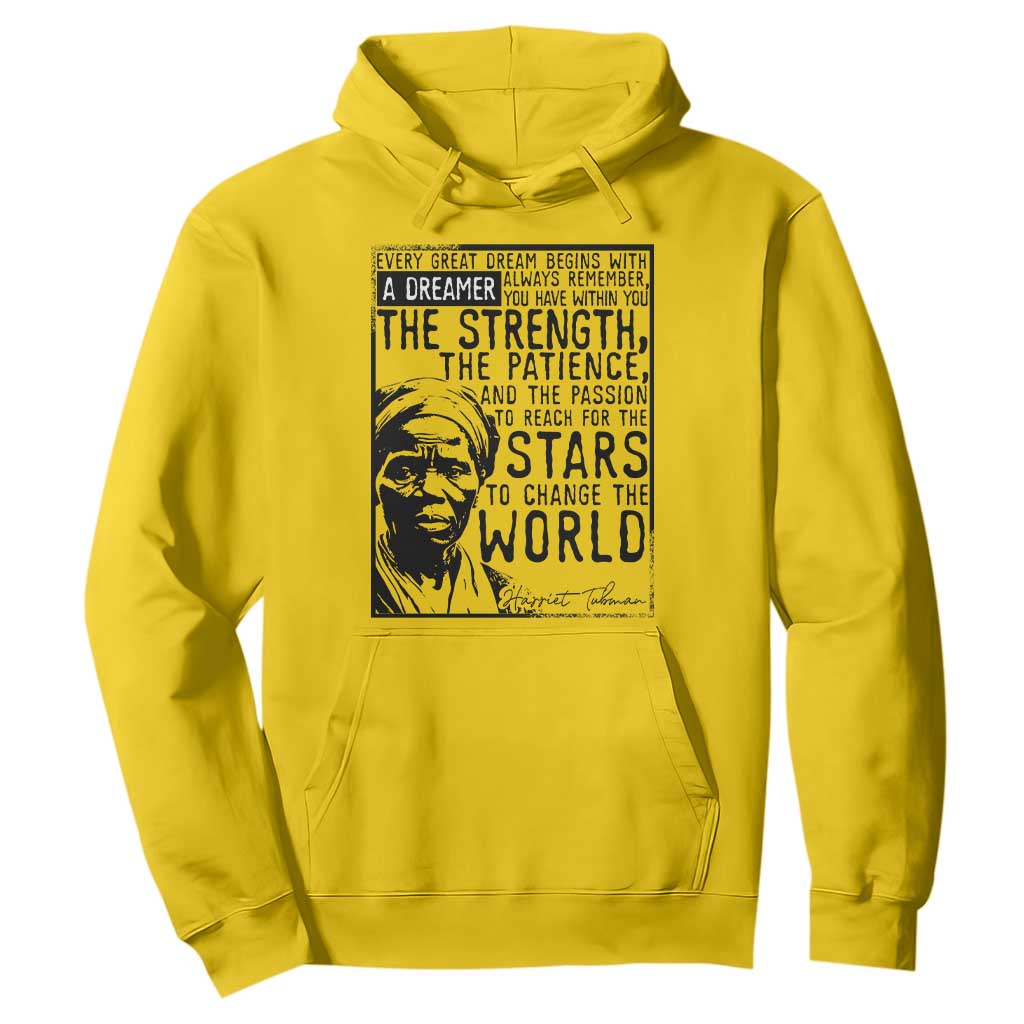Harriet Tubman Quote Hoodie Black Woman History Activist TS14 Daisy Print Your Wear