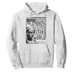 Harriet Tubman Quote Hoodie Black Woman History Activist TS14 White Print Your Wear
