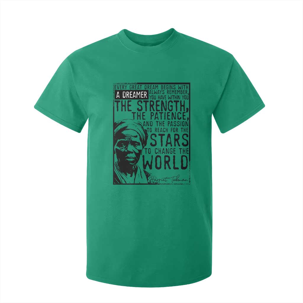 Harriet Tubman Quote T Shirt For Kid Black Woman History Activist TS14 Irish Green Print Your Wear