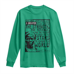 Harriet Tubman Quote Long Sleeve Shirt Black Woman History Activist TS14 Irish Green Print Your Wear