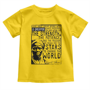 Harriet Tubman Quote Toddler T Shirt Black Woman History Activist TS14 Daisy Print Your Wear