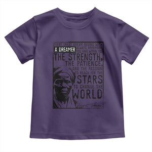 Harriet Tubman Quote Toddler T Shirt Black Woman History Activist TS14 Purple Print Your Wear