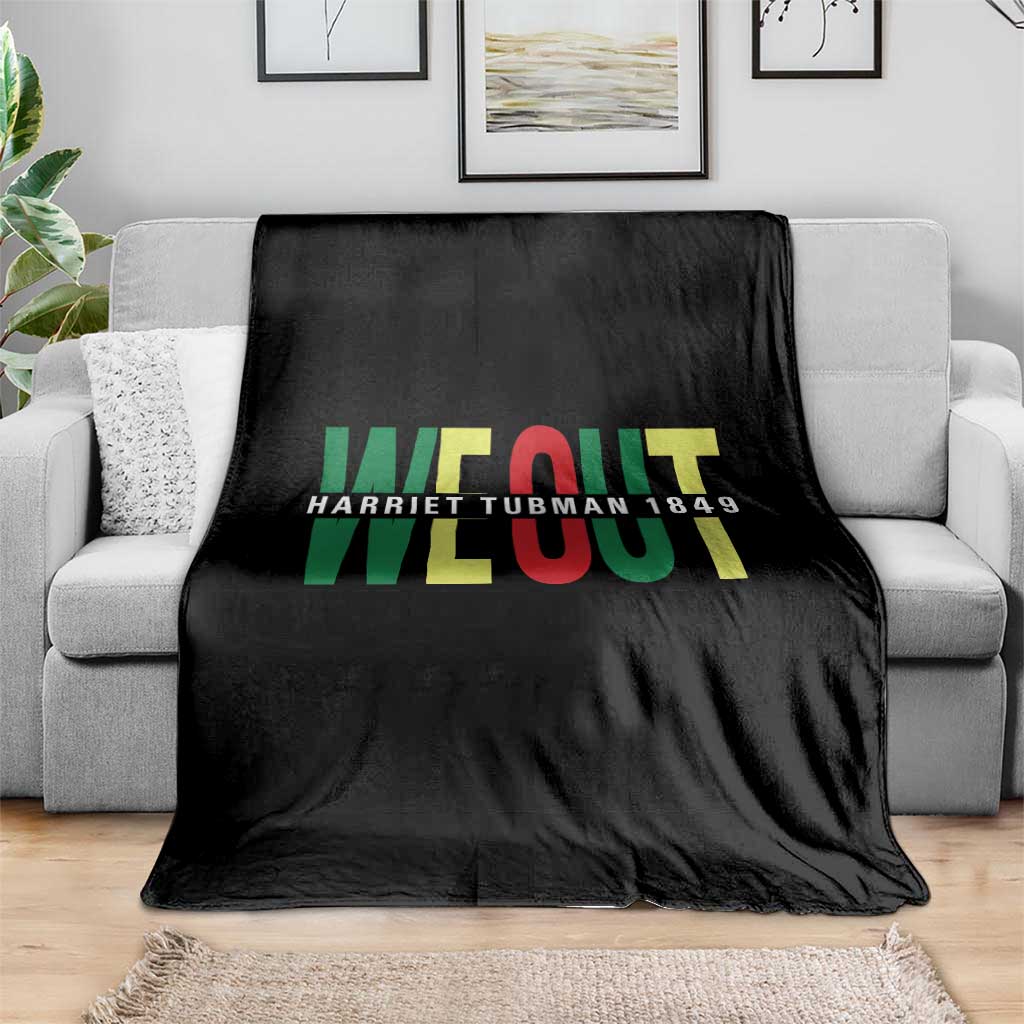 Harriet Tubman Quote Throw Blanket Black Woman American History Activist TS14 Print Your Wear