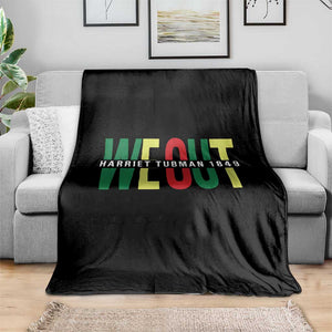 Harriet Tubman Quote Throw Blanket Black Woman American History Activist TS14 Print Your Wear