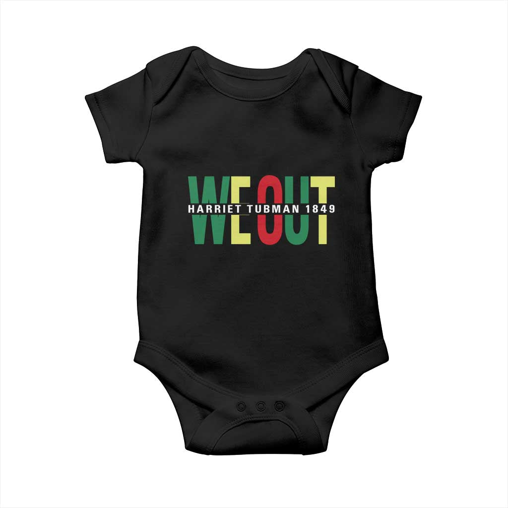 Harriet Tubman Quote Baby Onesie Black Woman American History Activist TS14 Black Print Your Wear