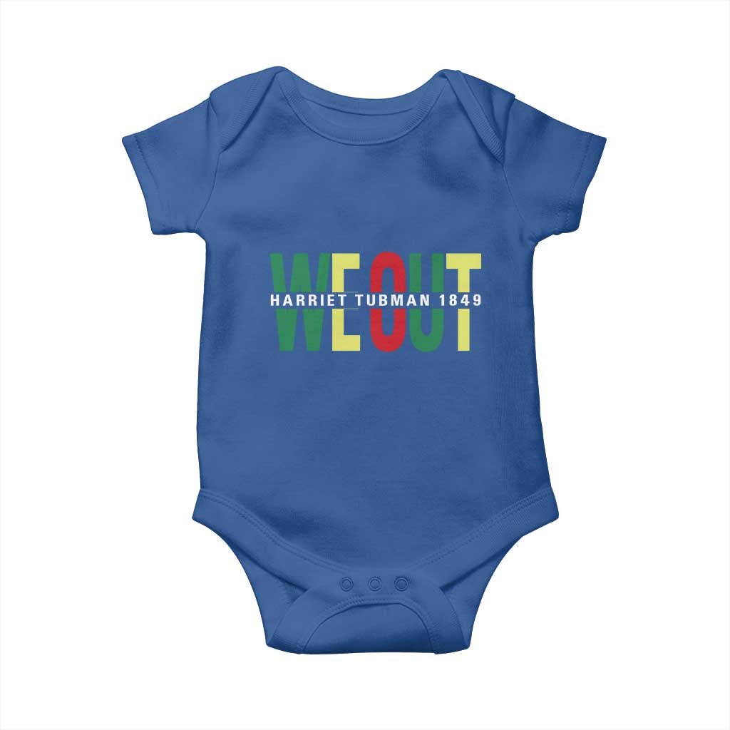 Harriet Tubman Quote Baby Onesie Black Woman American History Activist TS14 Royal Blue Print Your Wear