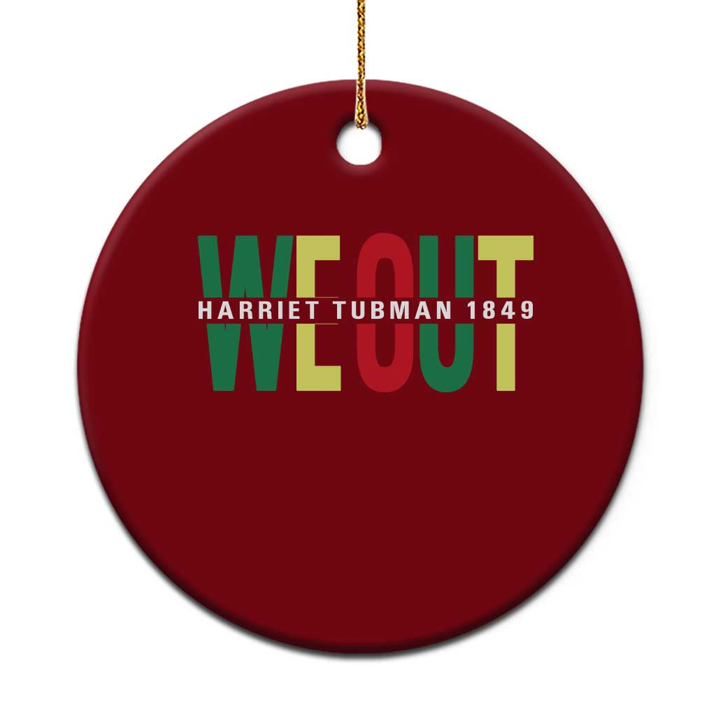 Harriet Tubman Quote Ceramic Ornament Black Woman American History Activist TS14 1pc Red Print Your Wear