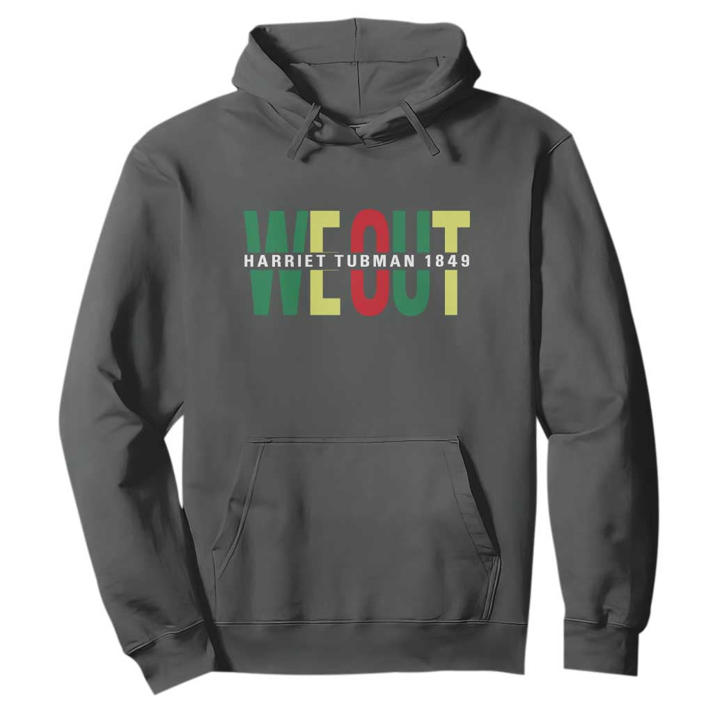 Harriet Tubman Quote Hoodie Black Woman American History Activist TS14 Dark Heather Print Your Wear