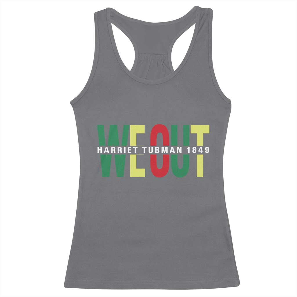 Harriet Tubman Quote Racerback Tank Top Black Woman American History Activist TS14 Charcoal Print Your Wear