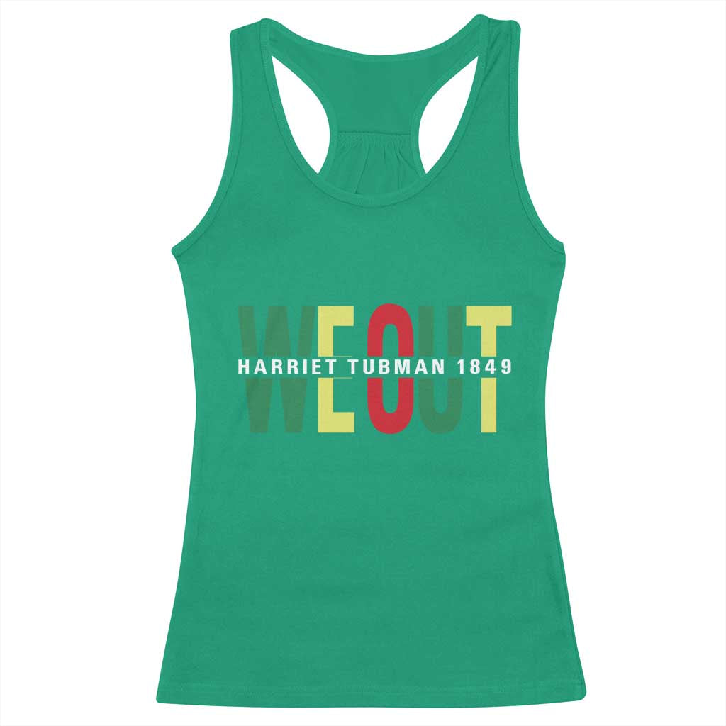 Harriet Tubman Quote Racerback Tank Top Black Woman American History Activist TS14 Irish Green Print Your Wear