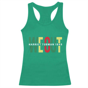 Harriet Tubman Quote Racerback Tank Top Black Woman American History Activist TS14 Irish Green Print Your Wear