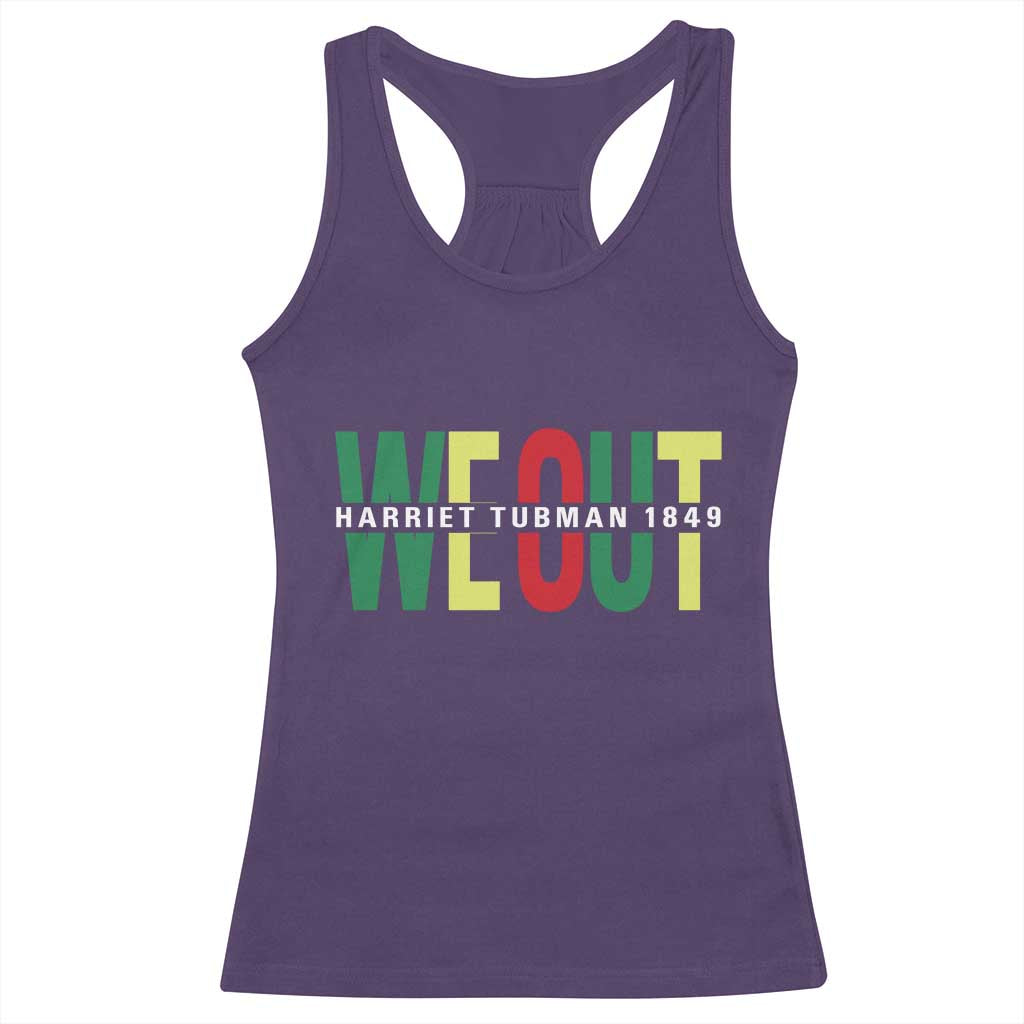 Harriet Tubman Quote Racerback Tank Top Black Woman American History Activist TS14 Purple Print Your Wear