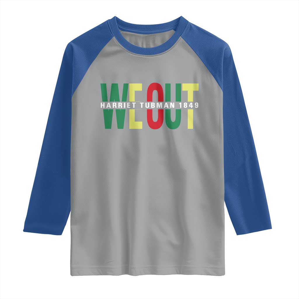 Harriet Tubman Quote Raglan Shirt Black Woman American History Activist TS14 Sport Gray Royal Print Your Wear