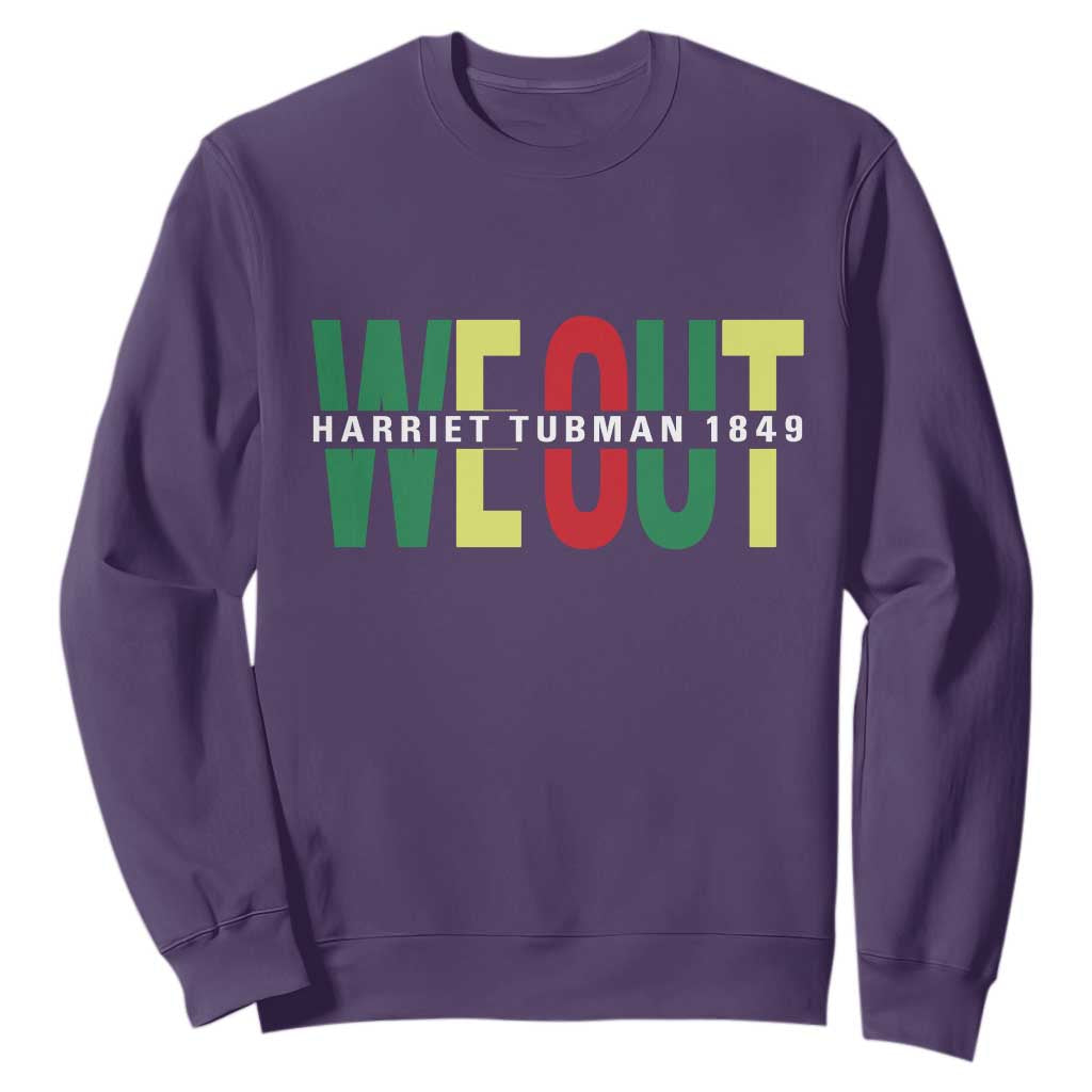 Harriet Tubman Quote Sweatshirt Black Woman American History Activist TS14 Purple Print Your Wear