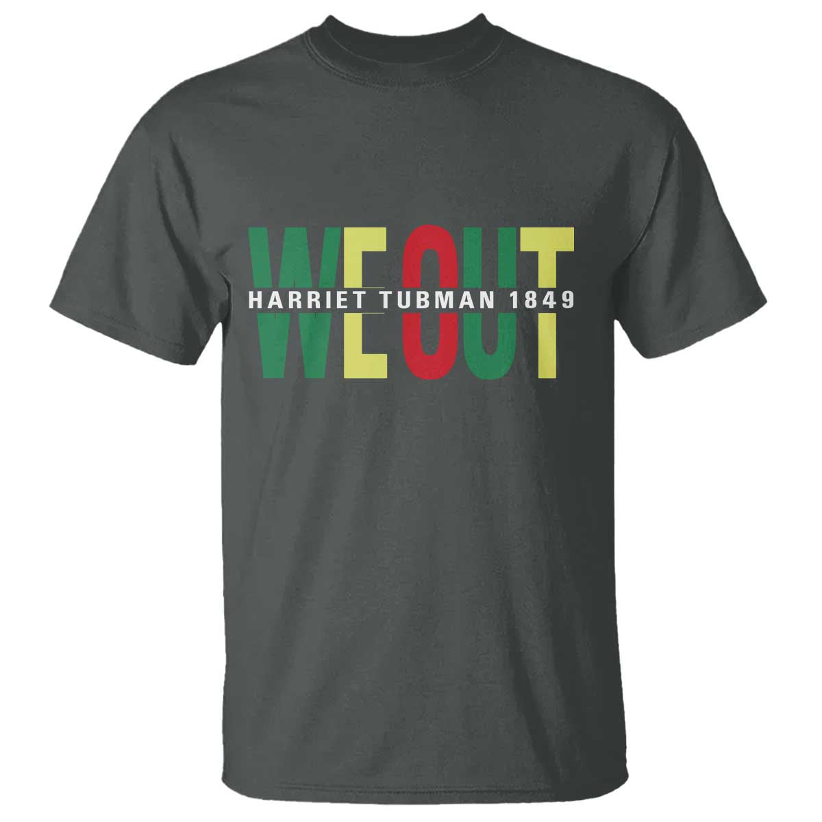 Harriet Tubman Quote T Shirt Black Woman American History Activist TS14 Dark Heather Print Your Wear