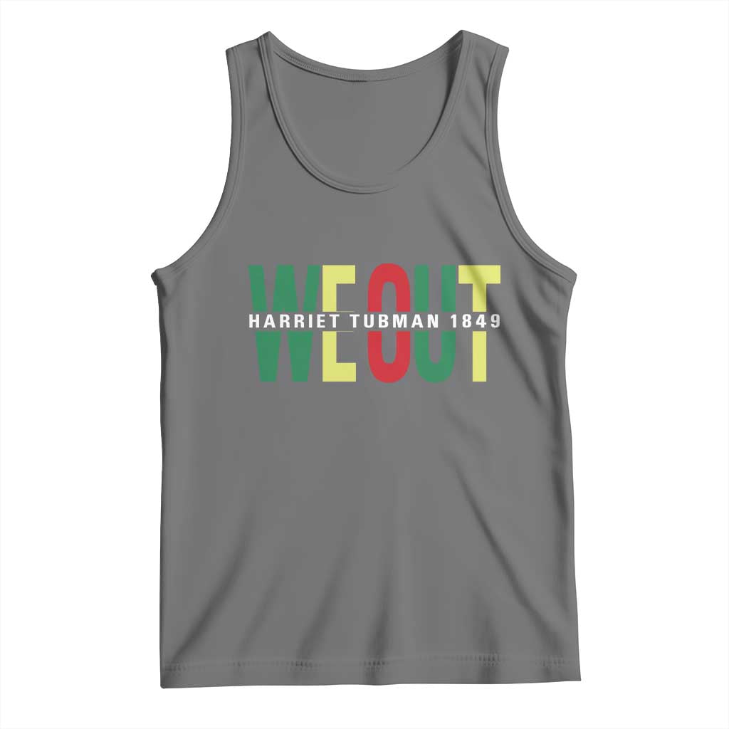 Harriet Tubman Quote Tank Top Black Woman American History Activist TS14 Black Heather Print Your Wear