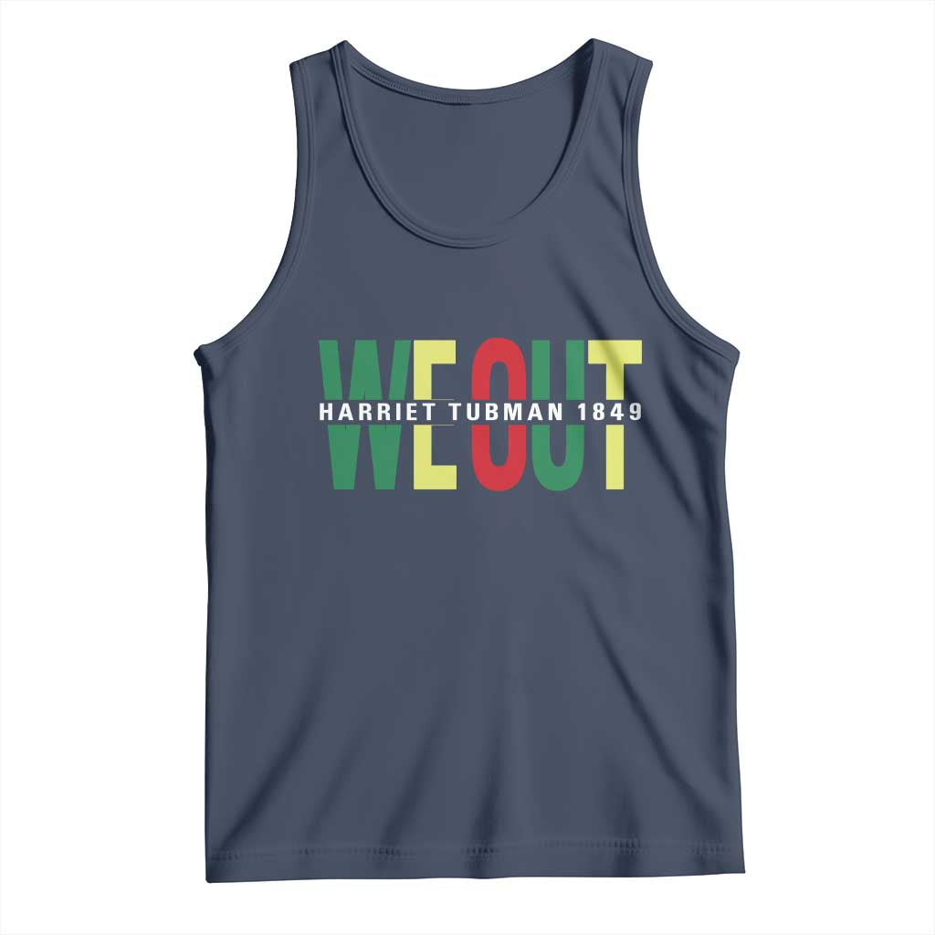 Harriet Tubman Quote Tank Top Black Woman American History Activist TS14 Navy Print Your Wear