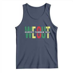 Harriet Tubman Quote Tank Top Black Woman American History Activist TS14 Navy Print Your Wear