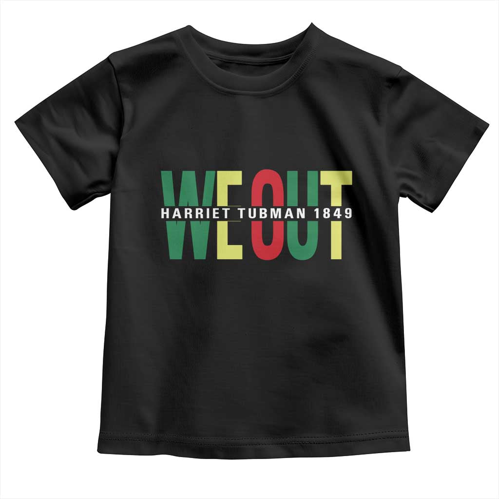 Harriet Tubman Quote Toddler T Shirt Black Woman American History Activist TS14 Black Print Your Wear