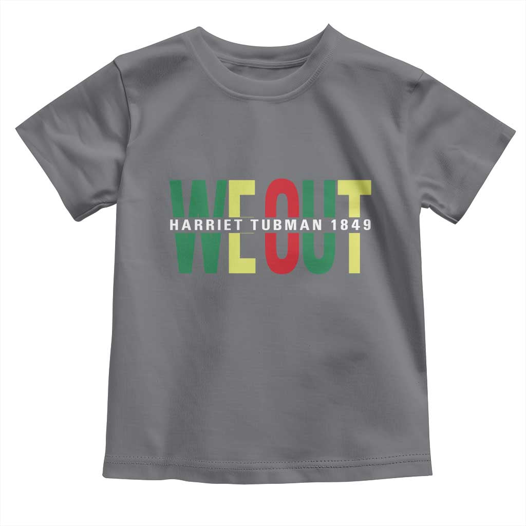 Harriet Tubman Quote Toddler T Shirt Black Woman American History Activist TS14 Charcoal Print Your Wear