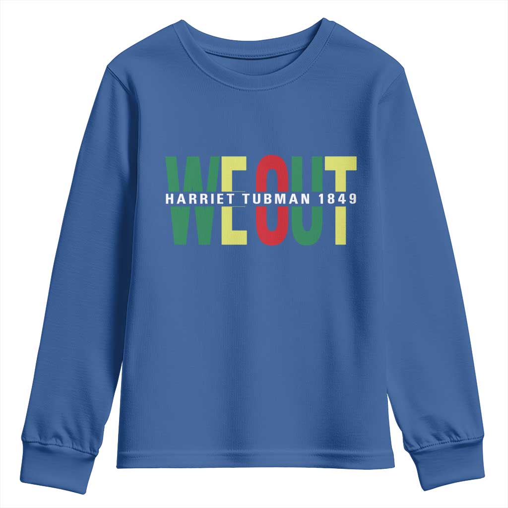 Harriet Tubman Quote Youth Sweatshirt Black Woman American History Activist TS14 Royal Blue Print Your Wear