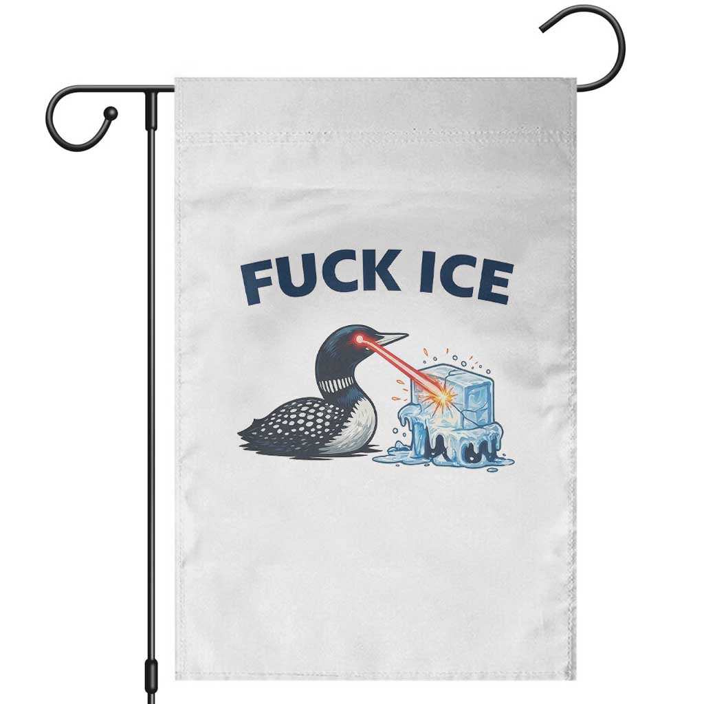 Minnesota Anti ICE Immigration Protest Ladies Garden Flag Fuck Ice TS14 White Print Your Wear