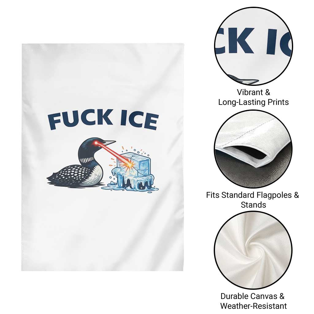 Minnesota Anti ICE Immigration Protest Ladies Garden Flag Fuck Ice TS14 Print Your Wear