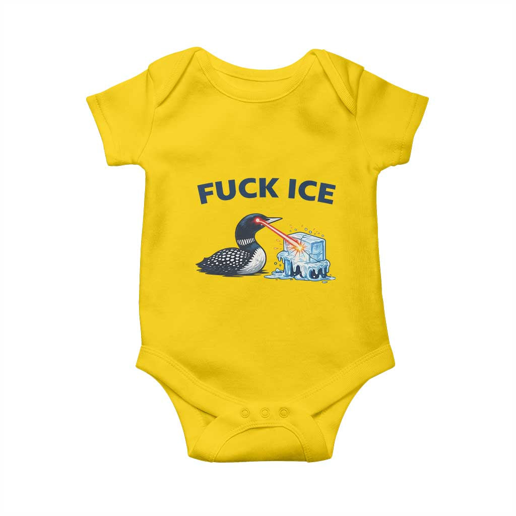 Minnesota Anti ICE Immigration Protest Ladies Baby Onesie Fuck Ice TS14 Daisy Print Your Wear