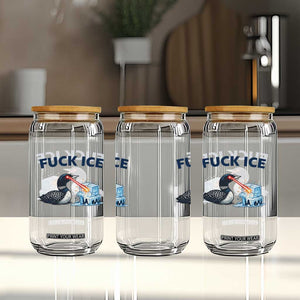 Minnesota Anti ICE Immigration Protest Ladies Glass Can Fuck Ice TS14 Print Your Wear