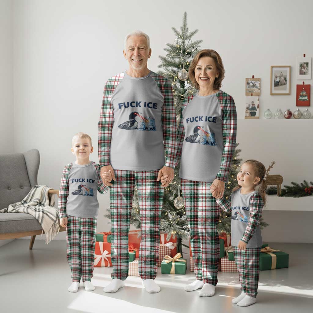 Minnesota Anti ICE Immigration Protest Ladies Plaid Pajama Set Fuck Ice TS14 Christmas Plaid Print Your Wear