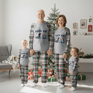 Minnesota Anti ICE Immigration Protest Ladies Plaid Pajama Set Fuck Ice TS14 Christmas Plaid Print Your Wear