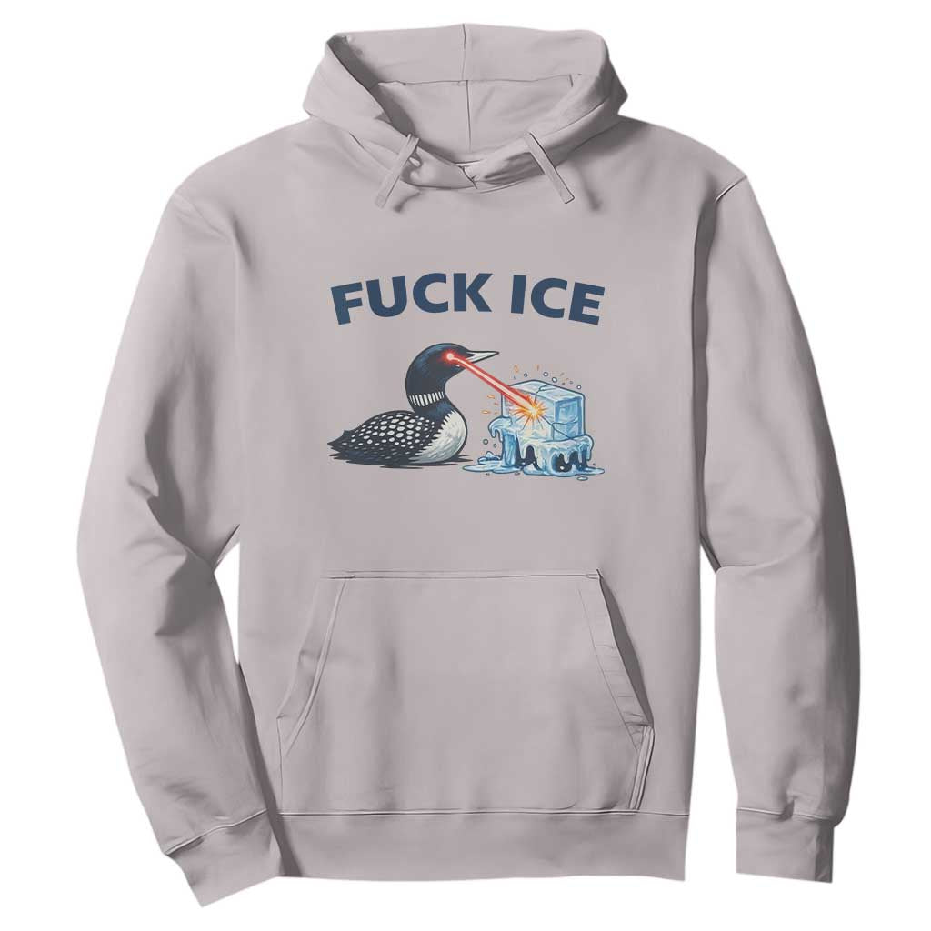 Minnesota Anti ICE Immigration Protest Ladies Hoodie Fuck Ice TS14 Ice Gray Print Your Wear