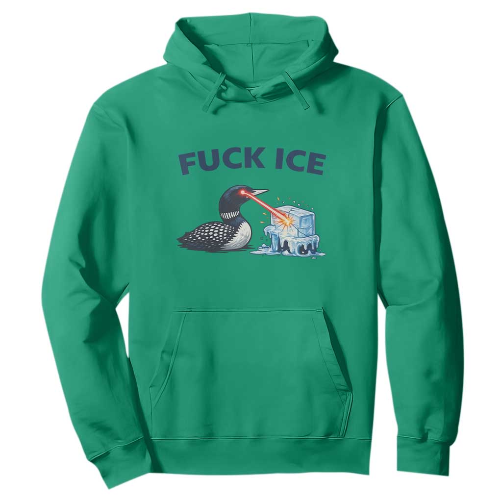 Minnesota Anti ICE Immigration Protest Ladies Hoodie Fuck Ice TS14 Irish Green Print Your Wear