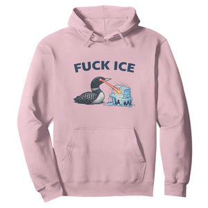 Minnesota Anti ICE Immigration Protest Ladies Hoodie Fuck Ice TS14 Light Pink Print Your Wear