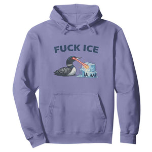 Minnesota Anti ICE Immigration Protest Ladies Hoodie Fuck Ice TS14 Violet Print Your Wear