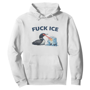 Minnesota Anti ICE Immigration Protest Ladies Hoodie Fuck Ice TS14 White Print Your Wear