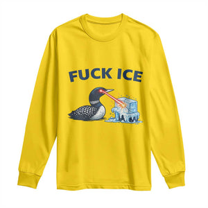 Minnesota Anti ICE Immigration Protest Ladies Long Sleeve Shirt Fuck Ice TS14 Daisy Print Your Wear